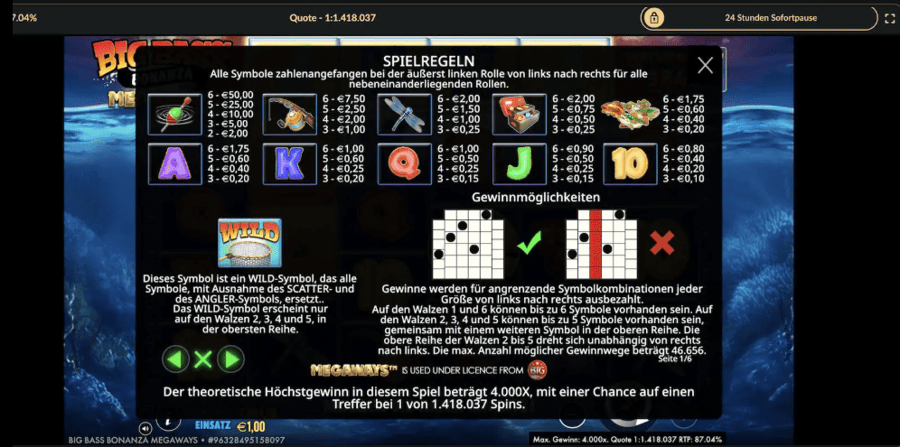 احصل على مكافآت للاعبين الجدد في لعبة Big Bass Bonanza