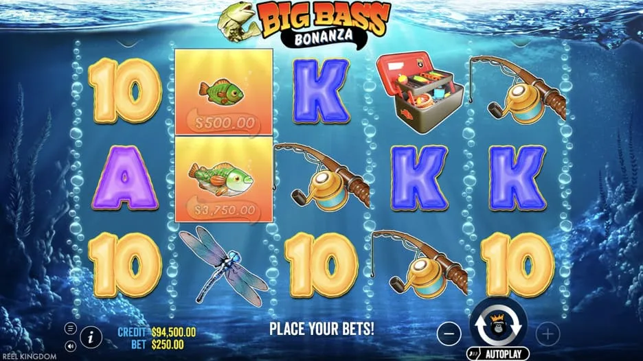 العب لعبة Big Bass Bonanza