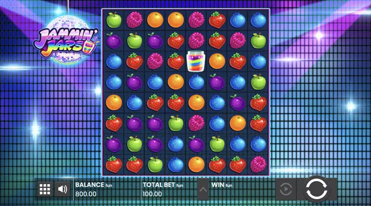 لفات مجانية على لعبة Jammin’ Jars